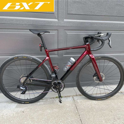 700C Carbon Gravel Bike Disc Brake Full Cable Hidden Road Bike Shimano Group Set