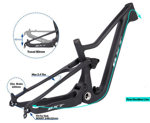 24 Inch Teenager Carbon Mountain Bike W/Shimano 10Speed Full Suspension Bike