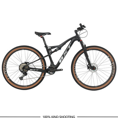 29Inch Adults Carbon Fiber Complete Bikes Dual Suspension Mountain Bicycles