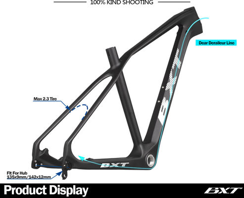 27.5er Adults Mountain Bike With Full Carbon Fiber Frame Shimano Group Set 27.5