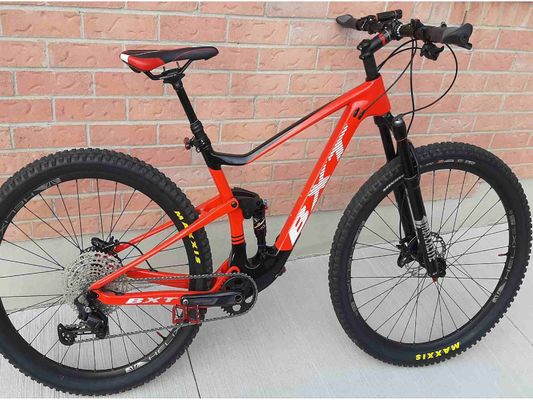 Carbon Fiber 29er Mountain Bike Full Suspension Shimano Gruopset Bicycle 11 Speed