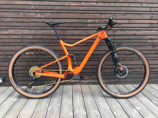 Carbon Fiber 29er Mountain Bike Full Suspension Shimano Gruopset Bicycle 11 Speed
