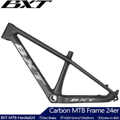Kids Sports MTB Bicycle Frame Full Carbon Fiber 24er Mountain Bike Frames