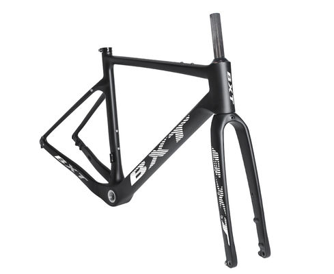 T800 Carbon Gravel Bike Frame Fully Hidden Cable Routing Road Bicycle Frameset 700C