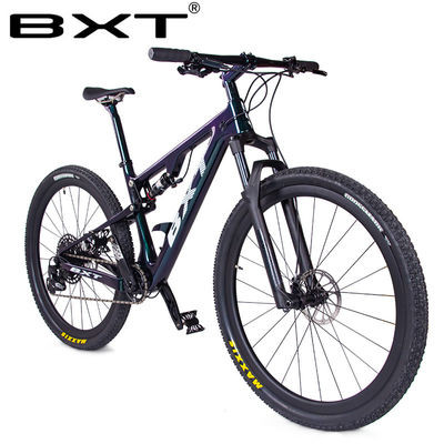 29 XC Full Suspension Carbon Mountain Bike Frame Chameleon Painting Dark Red