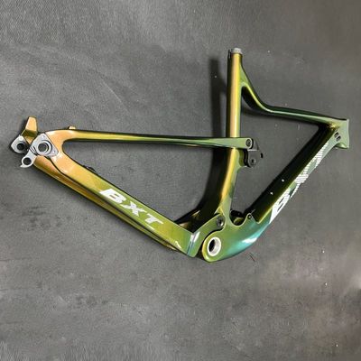 29er Carbon Full Suspension Frame Chameleon Color OEM XC Mountain Bike Frames