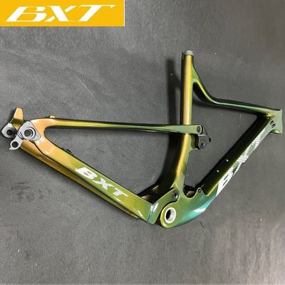 29er Carbon Full Suspension Frame Chameleon Color OEM XC Mountain Bike Frames