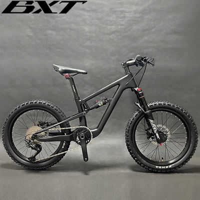 Full Suspension Carbon Mountain Bike 10 Speed Shimano Groupset For Kids