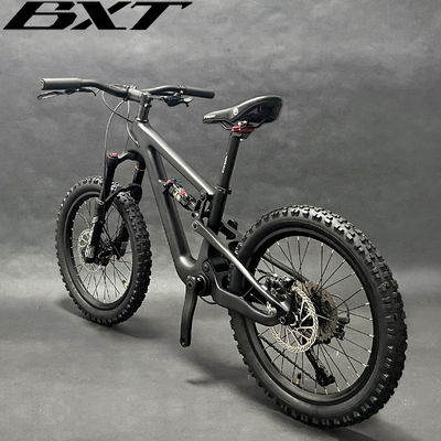 Full Suspension Carbon Mountain Bike 10 Speed Shimano Groupset For Kids