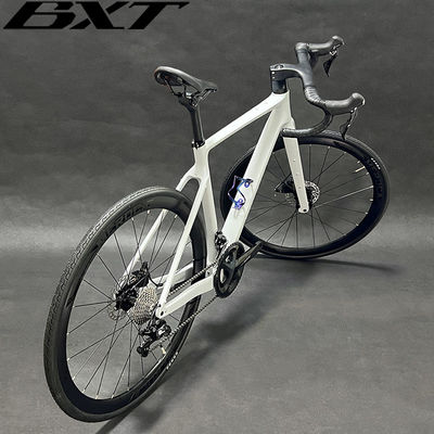 Carbon Gravel Bike With Disc Brake Full Hidden Cable Road Bike 700C Shimano Group Set