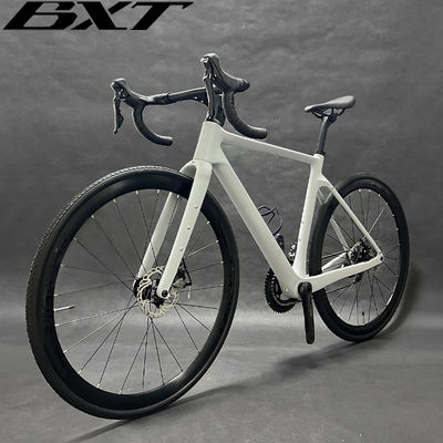 Carbon Gravel Bike With Disc Brake Full Hidden Cable Road Bike 700C Shimano Group Set