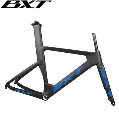 Aero Shaping Full Carbon Fiber Bicycle Frame 700C Disc Brake Road Bike Frameset