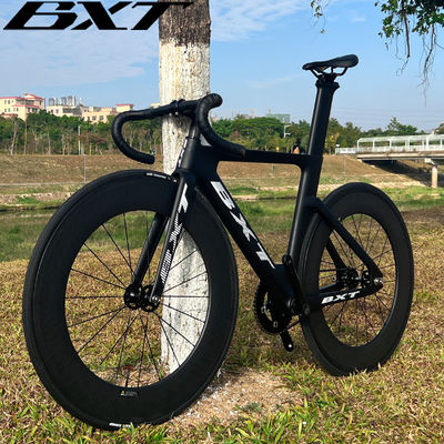 Professional Carbon Fiber Track Bike 700C EPS Technology Fixed Gear Bicycle