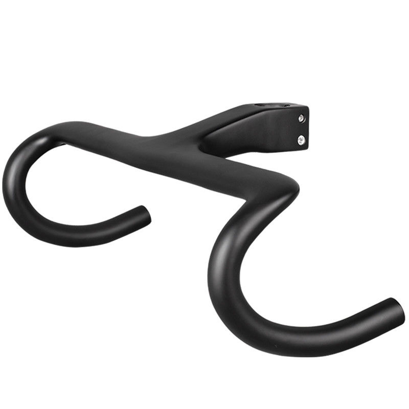 Carbon Fiber Aero Shaping Road Bike Integrated Handlebar 420mm Drop Bar