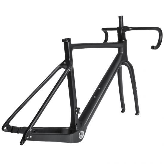 Hidden Cable Full Carbon Fiber T1000 Road Gravel Bike Frameset 700C