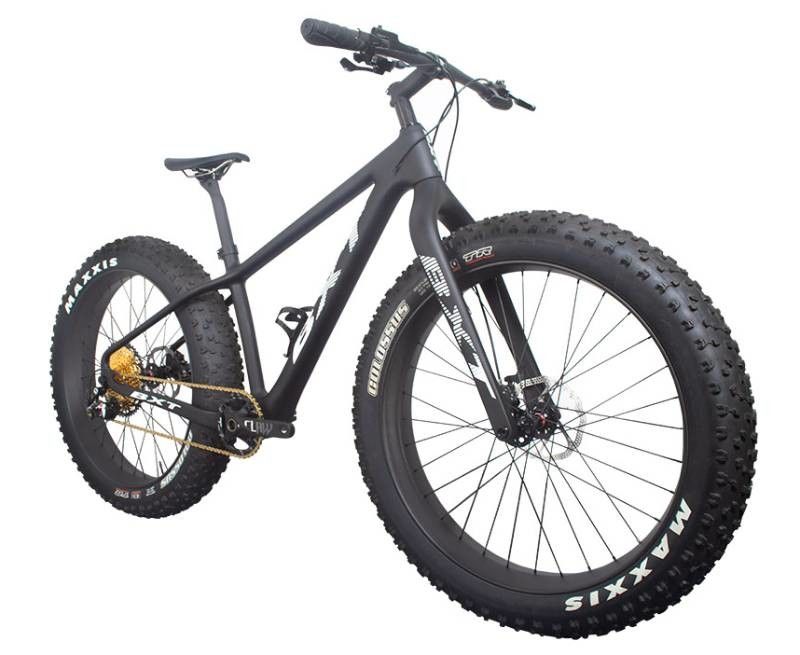 Snow Beach Carbon Mountain Bike Fat Tire Bicycles Full Carbon Fiber 26 4.8 Tires