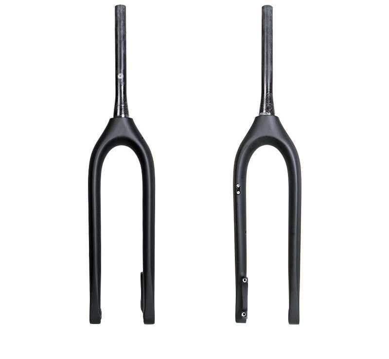 27.5 Thru Axle Carbon Fiber Rigid Fork T1000 Mountain Carbon Fiber Bicycle Forks Disc Brake