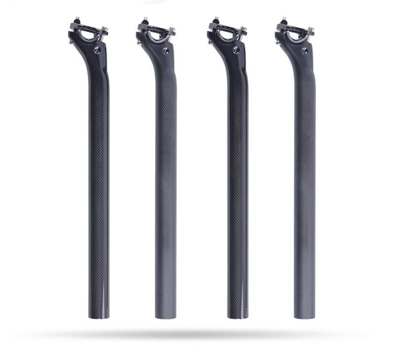 Carbon Fiber T1000 3K Weave Mountain Road Bike Saddle Tube Seat Post