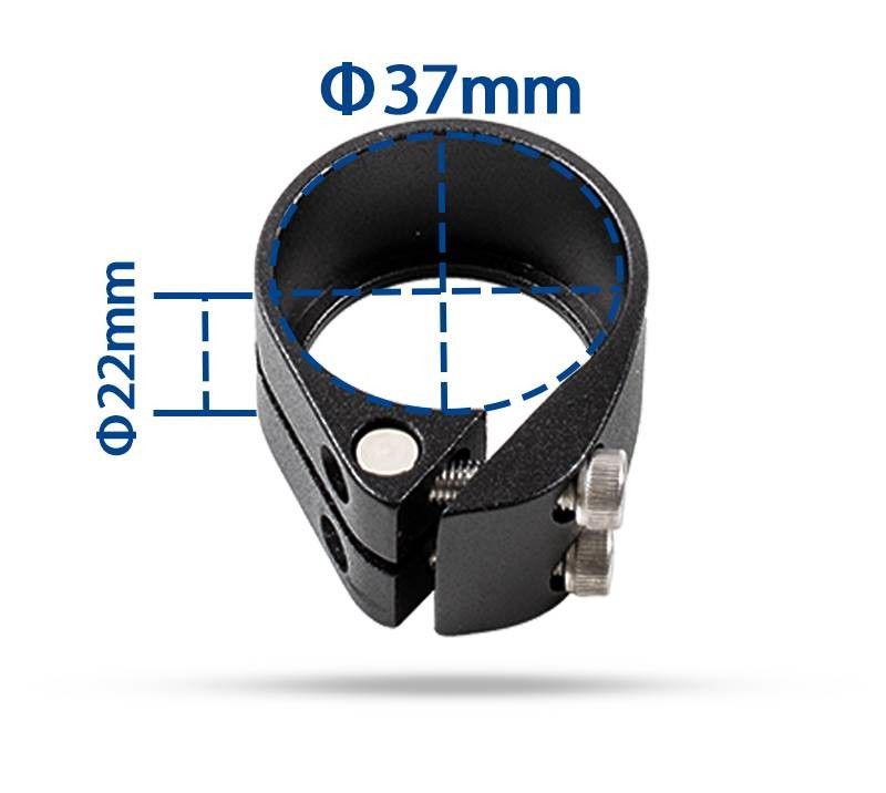 Mountain Road Bicycle Seat Clamp 7075 T6 Aluminum Alloy Black