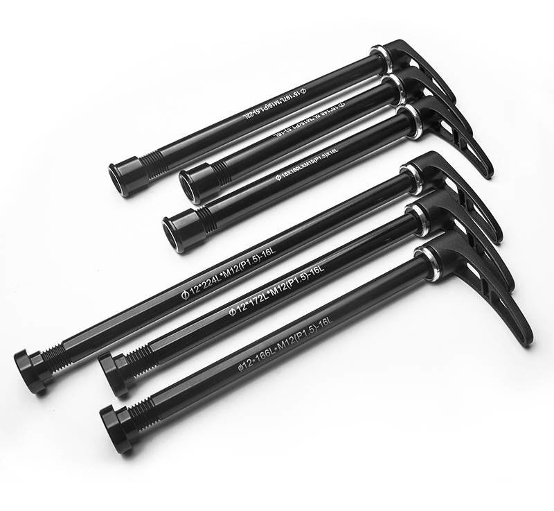BXT Road Bicycles Parts Thru Axle Quick Release Lever Black Aluminum Alloy