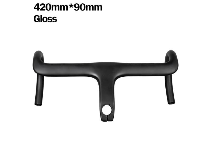 Carbon Aero Road Bike Handlebar Integrated Handlebar For 700c Bike Wheels