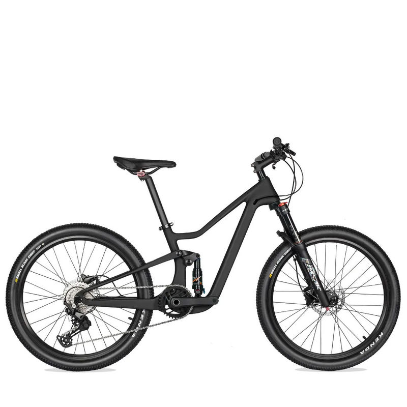 24 Inch Teenager Carbon Mountain Bike W/Shimano 10Speed Full Suspension Bike