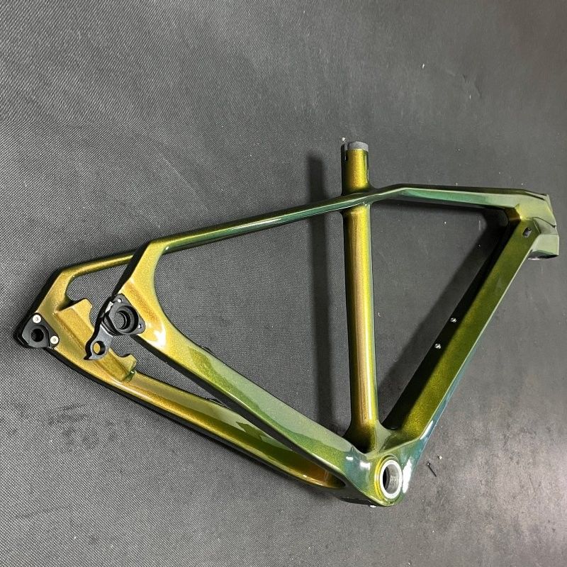 Chameleon Color Orange T1000 Carbon MTB Frame Disc Brake 27.5 Mountain Bicycle Carbon Frame