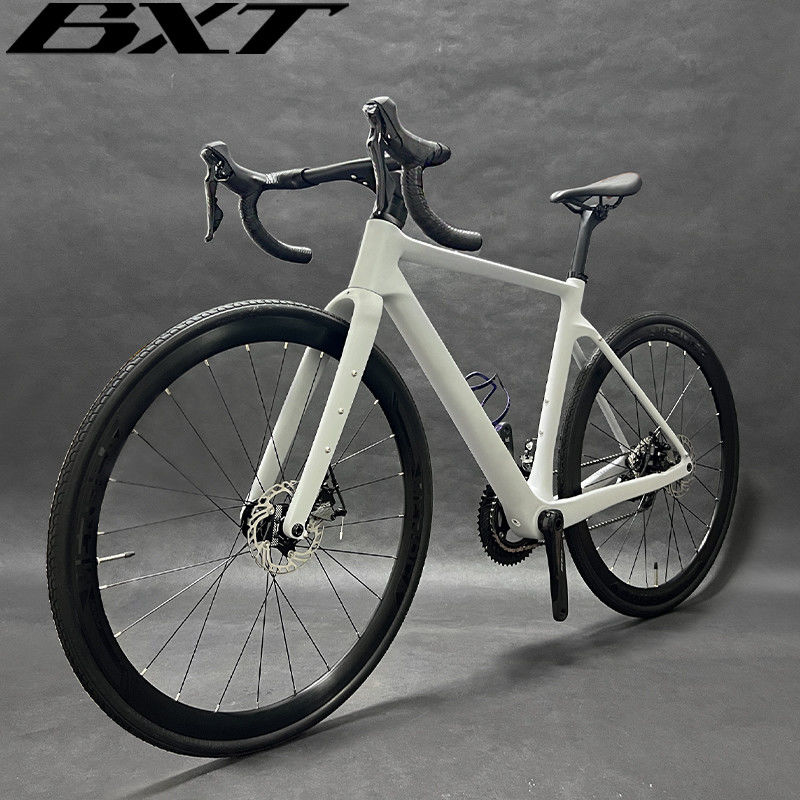 Carbon Gravel Bike With Disc Brake Full Hidden Cable Road Bike 700C Shimano Group Set
