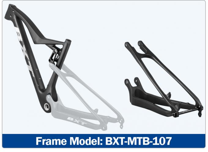 Shockingproof Carbon Full Suspension Frame Mountain Bike Rear Fork